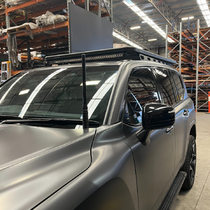 Scrub King Bonnet Hinge UHF Antenna Bracket to suit Toyota LandCruiser 300 Series (Stainless Steel)