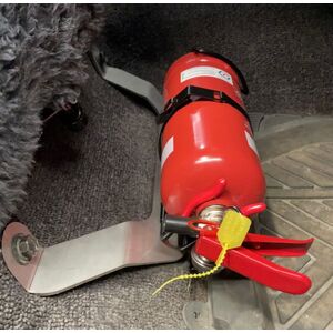 Scrub King Fire Extinguisher Bracket to suit Toyota LandCruiser 80 Series (Stainless Steel)