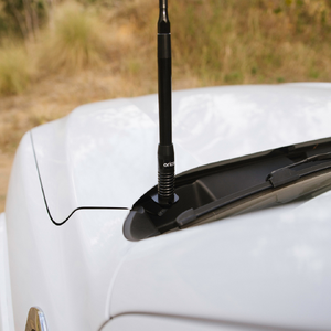 Scrub King Bonnet Hinge UHF Antenna Bracket to suit GWM Cannon 2019 - 2024 (Stainless Steel)