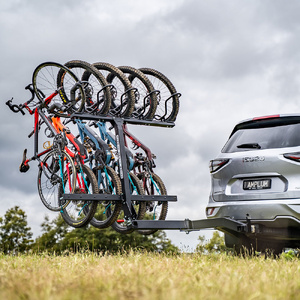 Single Trail Super-EFS Vertical Swing-Away 6 Bike Carrier - Passenger Side (Powercoated Finish)