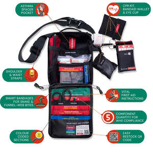 Survival Grab &amp; Go First Aid Kit