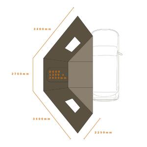 Darche Eclipse 180 Awning Wall Set