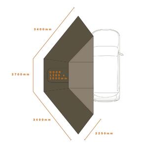 Darche Eclipse 180 Awning Wall Set With Windows