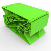 Rhino-Rack TGTWCGR - TRED Green Wheel Chock