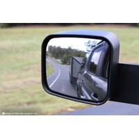 MSA 4x4 Towing Mirrors to suit Nissan Patrol Y62 2013 - Onwards in Chrome, Heated, Electric, Indicator