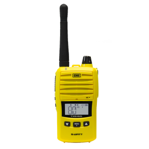 GME 5/1 Watt UHF CB Handheld Radio including Accessories - Twin Pack - Yellow