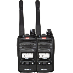 GME 2 Watt UHF CB Handheld Radio - Twin Pack