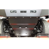 ECB Black Ripple Under Body Guard to suit Ssangyong Actyon Sports 03/12 - Onwards