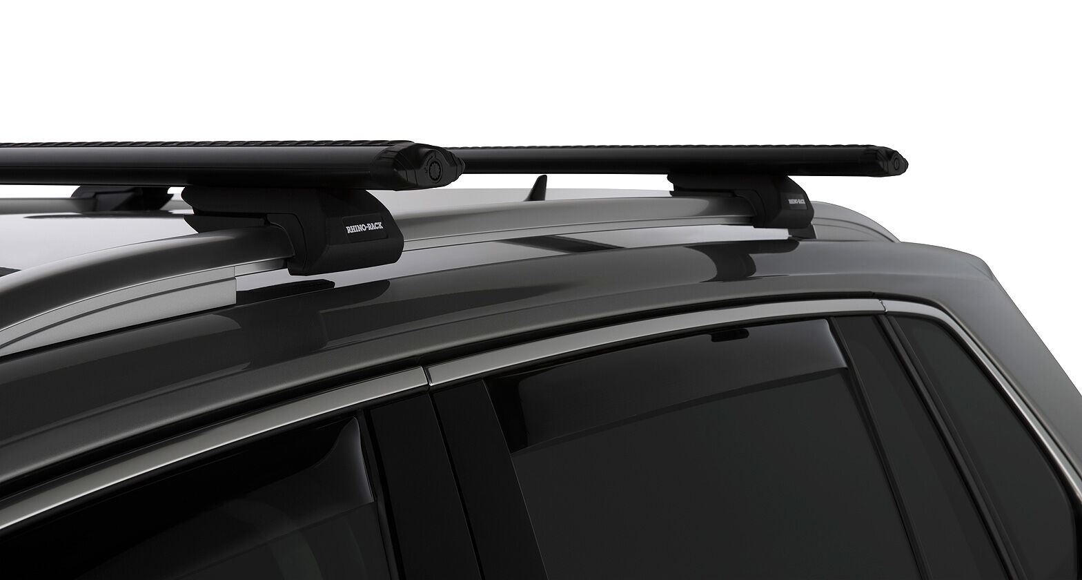 Rhino Vortex SX Black 2 Bar Roof Rack for VOLKSWAGEN Touareg 7P 5dr SUV