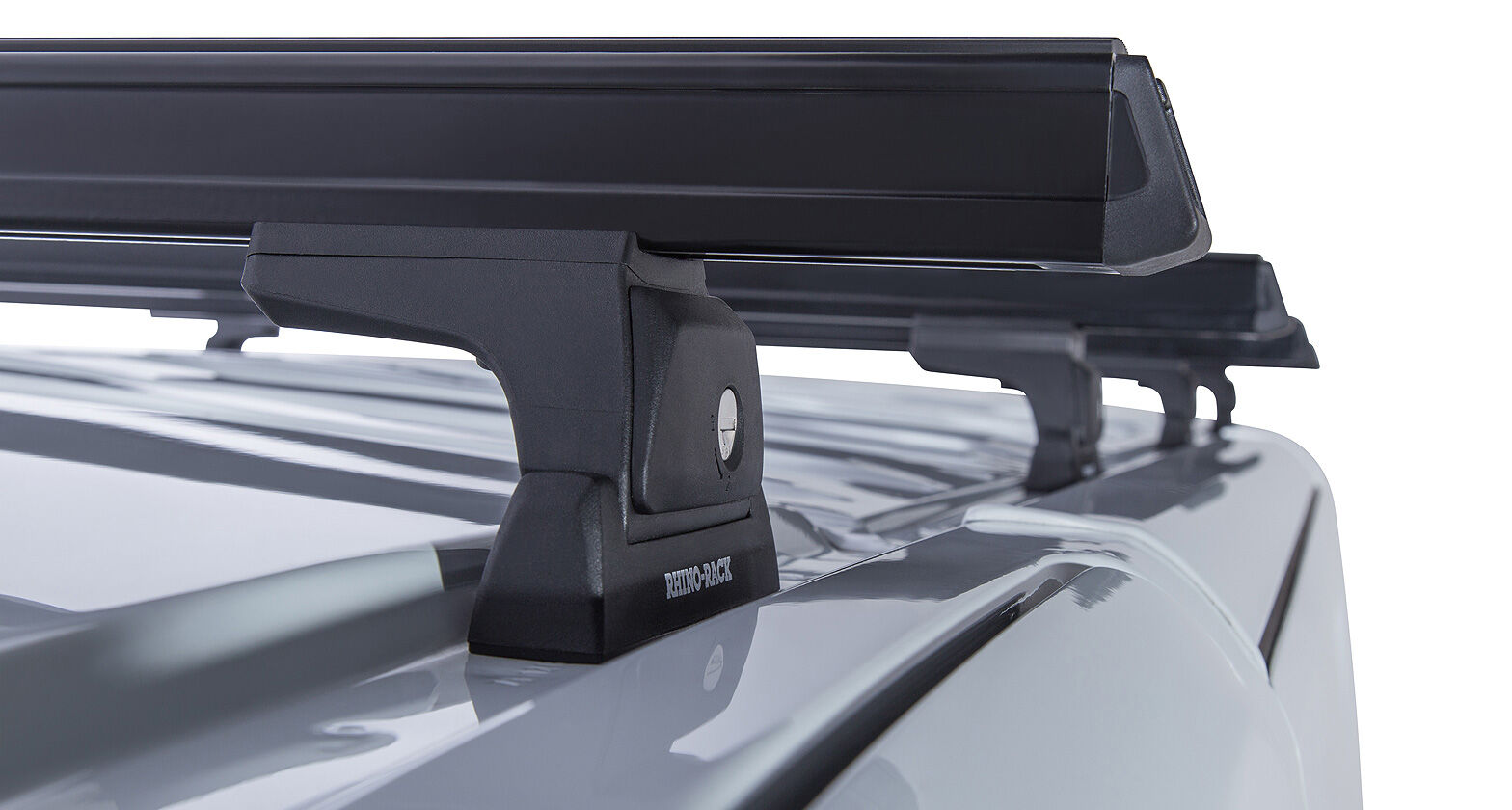 Rhino HD RLT600 Black 4 Bar Roof Rack for RENAULT Trafic X82 2dr Van