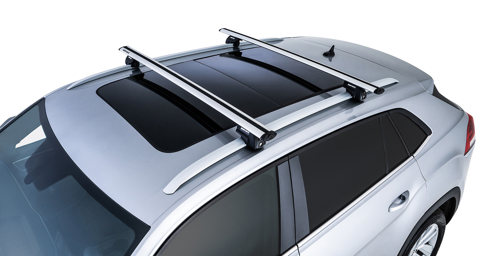 Rhino Vortex SX Silver 2 Bar Roof Rack for HYUNDAI Palisade Gen 1 5dr