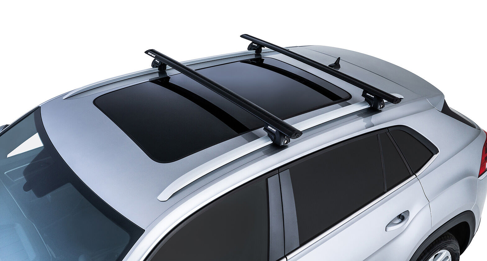 Rhino Vortex SX Black 2 Bar Roof Rack for HYUNDAI Palisade Gen 1 5dr