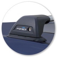 Prorack Silver 2 Bar Aero Flush Bar kit to suit Mazda CX-9 5dr SUV (2007 - 6/2016)