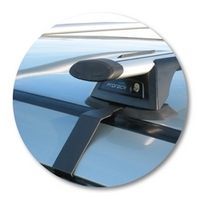 Prorack Black 2 Bar Aero Through Bar kit to suit Toyota Estima Wide Body 4dr MPV (1990 - 2000)