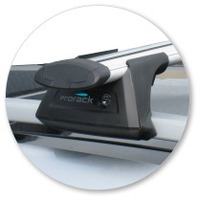 Prorack Black 2 Bar Aero Through Bar kit to suit Hyundai ix35 5dr SUV (2010 - 2015)