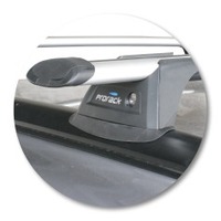 Prorack Silver 2 Bar Aero Through Bar kit to suit Subaru Outback 5dr Wagon (9/2003 - 8/2009)