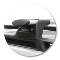 Prorack Silver 2 Bar Aero Through Bar kit to suit Subaru Forester 5dr Wagon (7/1997 - 4/2002)