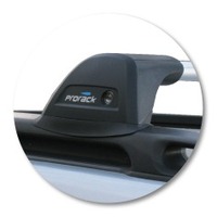 Prorack Silver 2 Bar Aero Flush Bar kit to suit Subaru Forester 5dr Wagon (7/1997 - 4/2002)