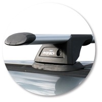 Prorack Silver 2 Bar Aero Through Bar kit to suit Toyota Granvia 4dr MPV (1996 - 2004)