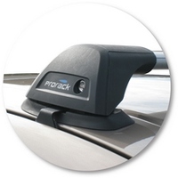 Prorack Silver 2 Bar Aero Flush Bar kit to suit Nissan Pulsar Euro 5dr Hatch (6/2001 - 3/2006)