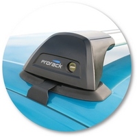 Prorack Silver 2 Bar Aero Flush Bar kit to suit Ford Falcon BA/BF 4dr Sedan (11/2002 - 4/2008)