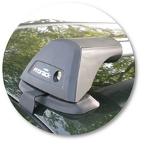 Prorack Silver 2 Bar Aero Flush Bar kit to suit Ford Falcon BA/BF 5dr Wagon (11/2002 - 4/2008)