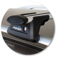 Prorack Silver 2 Bar Aero Through Bar kit to suit Nissan Qashqai Plus 2 5dr SUV (2008 - 2014)