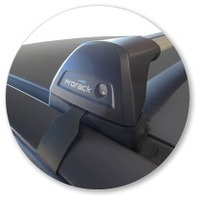 Prorack Silver 2 Bar Aero Flush Bar kit to suit Toyota HiLux Double Cab 4dr Ute (2012 - 9/2015)