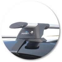 Prorack Silver 2 Bar Aero Through Bar kit to suit Mazda Demio 5dr Hatch (9/2007 - 2014)