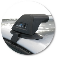 Prorack Silver 2 Bar Aero Flush Bar kit to suit Volkswagen Golf Mk5 5dr Hatch (8/2004 - 2/2009)