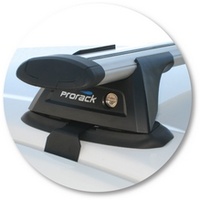 Yakima Black 2 Bar Roof Rack - Ford Falcon AU 4dr Sedan 9/98 - 8/02 (S16YB &amp; K164)