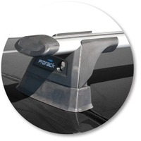 Prorack Black 2 Bar Aero Through Bar kit to suit Holden Commodore VE 4dr Sedan (9/2006 - 5/2013)