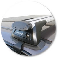 Prorack Silver 2 Bar Aero Through Bar kit to suit Holden Commodore VT 4dr Sedan (9/1997 - 9/2000)