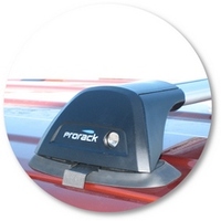 Prorack Silver 2 Bar Aero Flush Bar kit to suit Mazda Bounty Double Cab 4dr Ute (2/1999 - 10/2006)