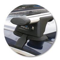 Prorack Black 2 Bar Aero Through Bar kit to suit Honda Accord 4dr Sedan (9/2003 - 1/2008)