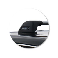 Prorack Silver 2 Bar Aero Flush Bar kit to suit Volkswagen Touareg 5dr SUV (2003 - 2010)