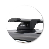 Prorack Black 2 Bar Aero Through Bar kit to suit Volkswagen Touareg 5dr SUV (2003 - 2010)