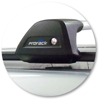 Prorack Silver 2 Bar Aero Flush Bar kit to suit Chrysler Grand Voyager 5dr MPV (2008 - Current)