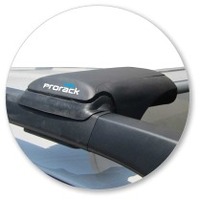 Prorack Silver 2 Bar Aero Rail Bar kit to suit Holden Captiva 7 5dr SUV (10/2006 - 2018)