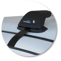 Prorack Silver 2 Bar Aero Flush Bar kit to suit Mitsubishi Triton Double Cab 4dr Ute (11/1996 - 6/2006)