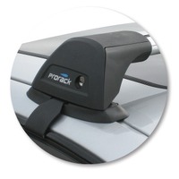 Prorack Silver 2 Bar Aero Flush Bar kit to suit Audi A4/S4/RS4 4dr Sedan (2001 - 2008)