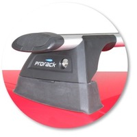 Prorack Silver 2 Bar Aero Through Bar kit to suit Holden Astra 5dr Hatch (7/2004 - 2009)