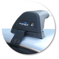 Prorack Silver 2 Bar Aero Flush Bar kit to suit Audi A4/S4/RS4 4dr Sedan (2008 - 2/2016)