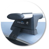 Prorack Silver 2 Bar Aero Through Bar kit to suit Audi A4/S4/RS4 4dr Sedan (2008 - 2/2016)