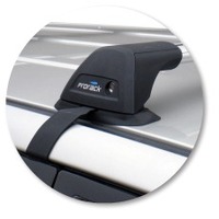 Prorack Silver 2 Bar Aero Flush Bar kit to suit Toyota Highlander 5dr SUV (11/2003 - 7/2007)