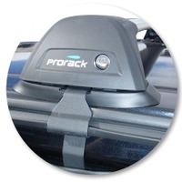 Prorack Silver 2 Bar Aero Flush Bar kit to suit Isuzu D-Max Double Cab 4dr Ute (2009 - 2012)