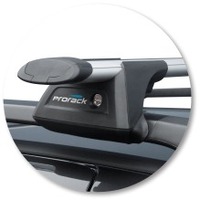 Prorack Silver 2 Bar Aero Through Bar kit to suit Mazda Premacy 5dr MPV (2005 - 2010)