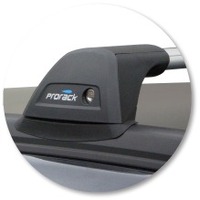 Prorack Silver 2 Bar Aero Flush Bar kit to suit Subaru Outback 5dr Wagon (9/2009 - 2014)