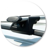 Prorack Silver 2 Bar Aero Through Bar kit to suit Volvo XC70 5dr Wagon (2007 - 2013)