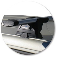 Yakima Black 2 Bar Roof Rack - Great Wall SA220 Double Cab 4dr Ute 6/09 - On (S17Y &amp; K457)